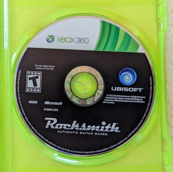 Great Condition: XBox 360 Rocksmith Authentic Guitar Video Game - Picture 10 of 11